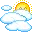 sun & clouds