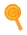 orange lollipop