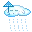 rainy cloud