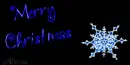 blue snowflake