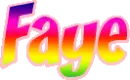 Faye-Rainbow Name
