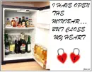 open minibar close heart