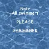 Swimming and pee