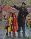 Walking in the rain