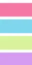 pink blue and green