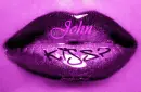 Colorful lips with Name