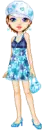 Blue girl