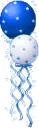 blue ballons