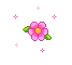 rainbow little flower