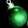 green christmas ball