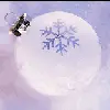 snowflake christmas ball