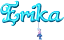 erika blue lil fairy charm