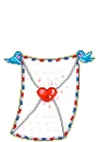 Birds Holding letter