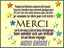 Thank you for your friendship