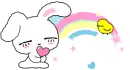 sleepy rabbit