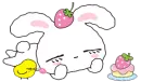 sleepy rabbit