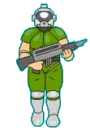 Cartoon Marine Flynn Taggart