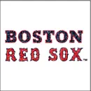 Boston Red Sox with Gliltter