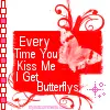 i get butterflys