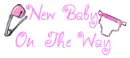 new baby on way  -pink-