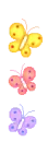 three butterfly