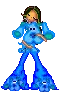 Blue's clue girl