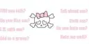 Skull with bow