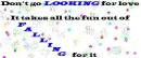 Dont Look 4 Love
