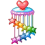heart and stars