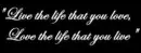 live life