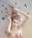butterfly hair