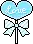 Heart Lolly with Ribbon