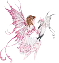 pink butterfly faery