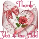 thank you 4 the add