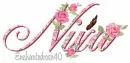  NAME MADE IN FLOWER PATTERN