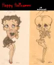 betty boop skeleton