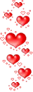 red hearts