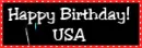 happy birthday USA