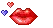 kissing lips
