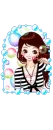GIRL BLOWING BUBBLES