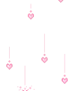 little hearts falling
