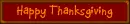 happy thanksgiving