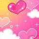 pink cute hearts