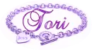Tori's Purple Bracelet
