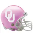 Ou Pink Football Helmet