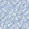 blue snowflake