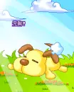 dreaming dog