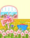 love garden with a heart flower growing