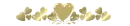gold hearts
