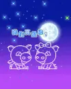 piggie love under the moonlight